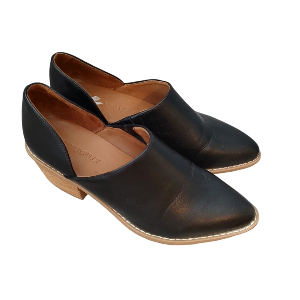 Cynthia Rowley Eddie Block Heel Slip On Booties Size 9